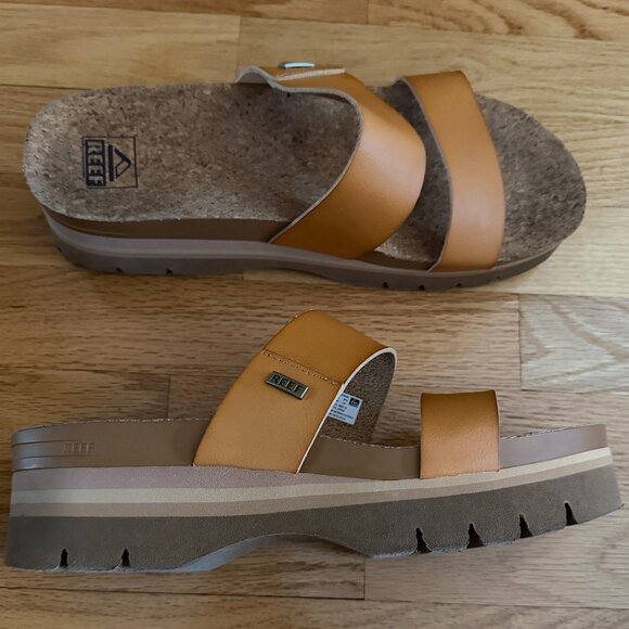 Reef Women's Cushion Vista Platform Sandals Size 11 - Picture 1 of 8